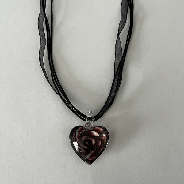 “Rosemary” murano necklace