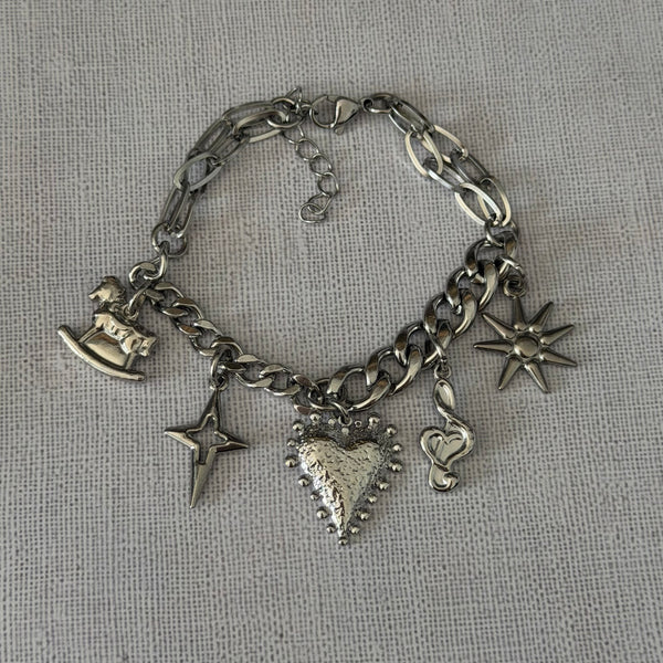 “Girlhood” charm bracelet