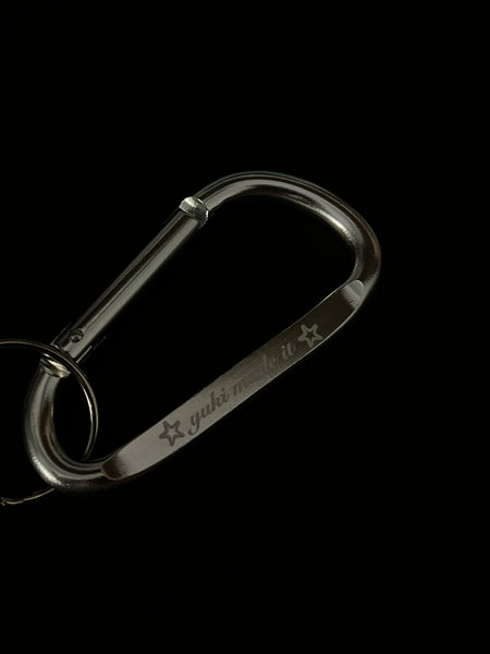“Yuki” carabiner charm