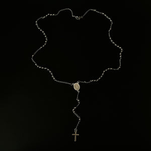 “Evanescent” rosary necklace