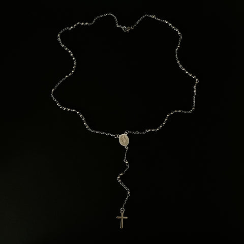 “Evanescent” rosary necklace