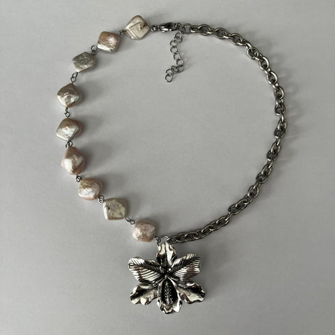 “Orchid” necklace